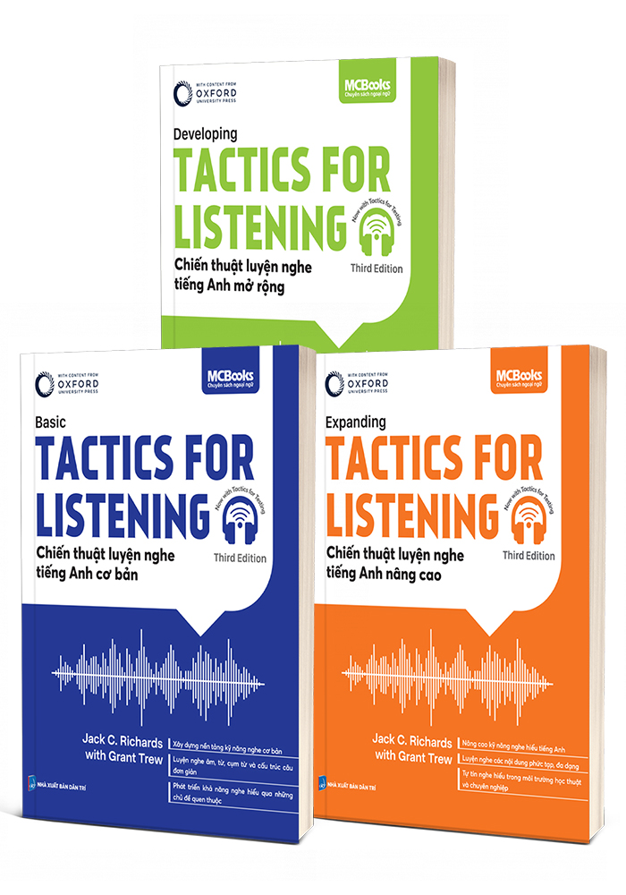 Combo Tactics For Listening – Chiến thuật luyện nghe tiếng Anh