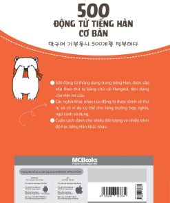 Alternative view of 500 ĐỘNG TỪ TIẾNG HÀN CƠ BẢN – THE CHANGMI